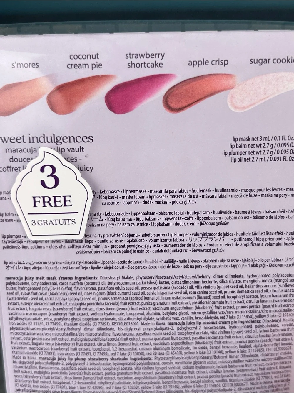 TARTE Kindness Cafe Sweet Indulgences Maracuja Juicy Lip Set of 5 ~ $135 Value